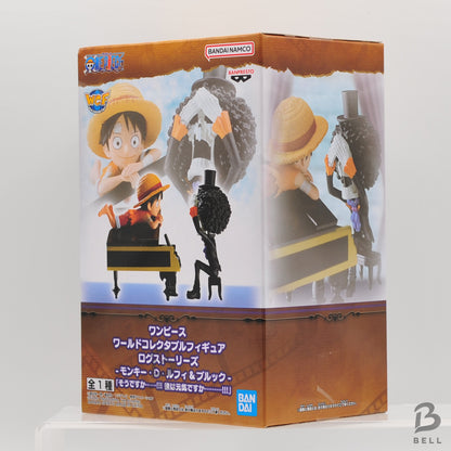 One Piece WCF Log Stories Monkey D Luffy Brook Figure Banpresto Anime Japan New