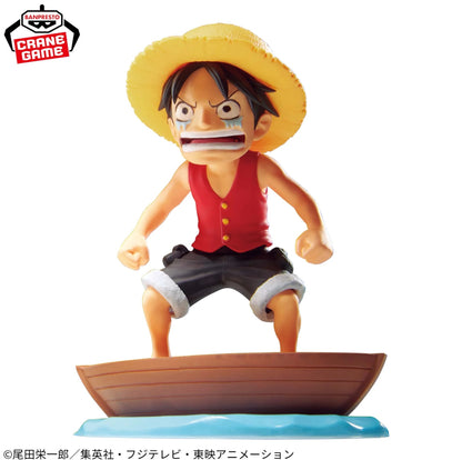 One Piece WCF Log Stories Monkey D. Luffy & Going Merry Figure from Japan NEW