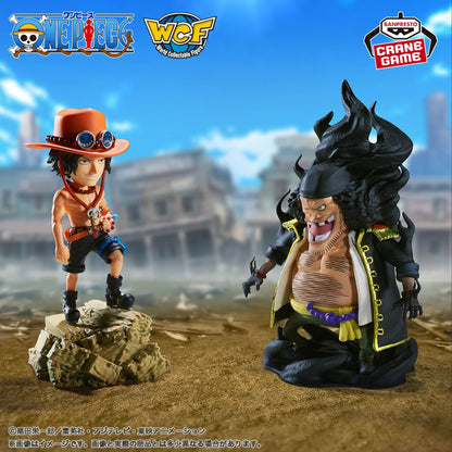 One Piece WCF Log Stories Portgas D Ace vs Marshall D Teach Figure Anime