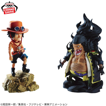 One Piece WCF Log Stories Portgas D Ace vs Marshall D Teach Figure Anime