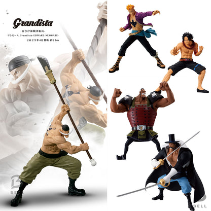 One Piece Whitebeard Pirates BATTLE RECORD COLLECTION Grandista Figure 5 Set New