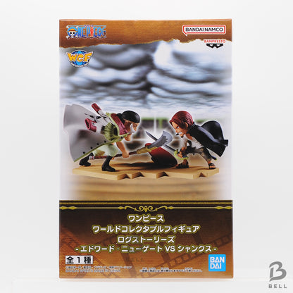 One Piece World Collectable Figure Log Stories Edward Newgate vs Shanks WCF New