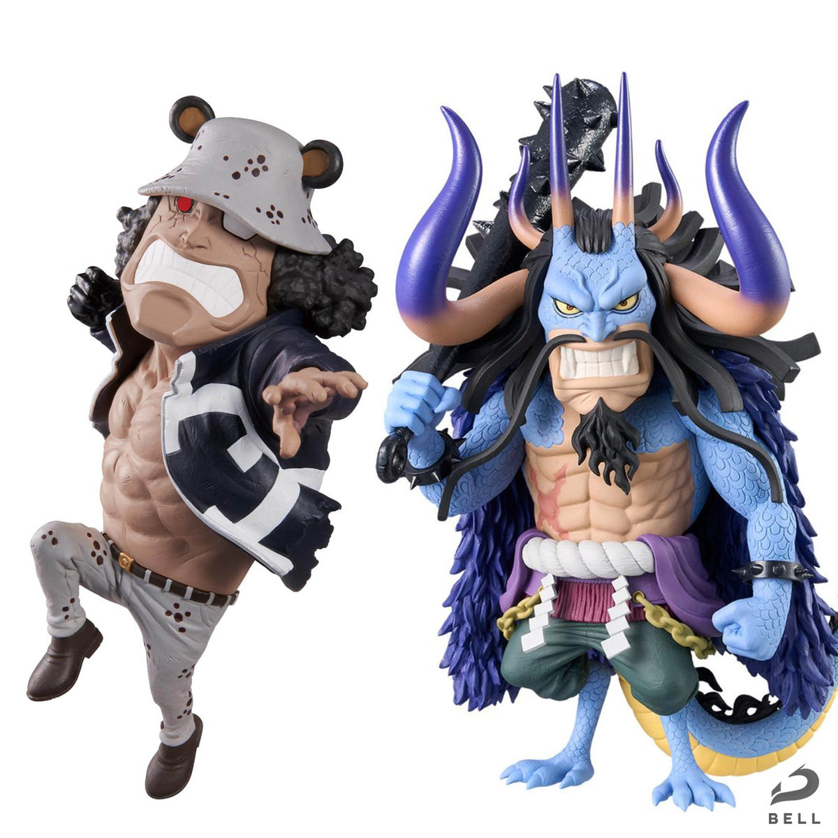 ONE PIECE Mega World Collectable Figure Kaido Kuma 2 Figure Set WCF Banpresto