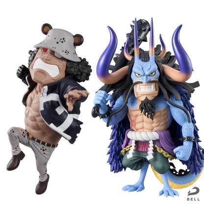ONE PIECE Mega World Collectable Figure Kaido Kuma 2 Figure Set WCF Banpresto