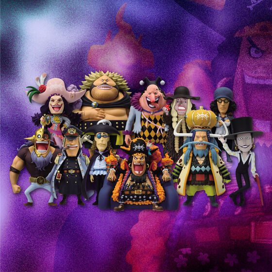 One Piece World Collectable Figure PREMIUM Blackbeard Pirates Rare Limited Set!!