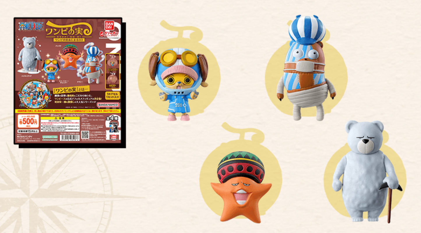 ONE PIECE ONEPI NO MI Thriller Bark Kumashi Gacha Gashapon Japan Capsule figure