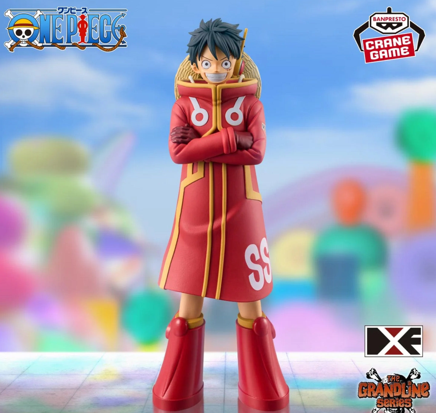 First edition One Piece Monkey D LUFFY DXF The Grandline Series Egg Head Figure
