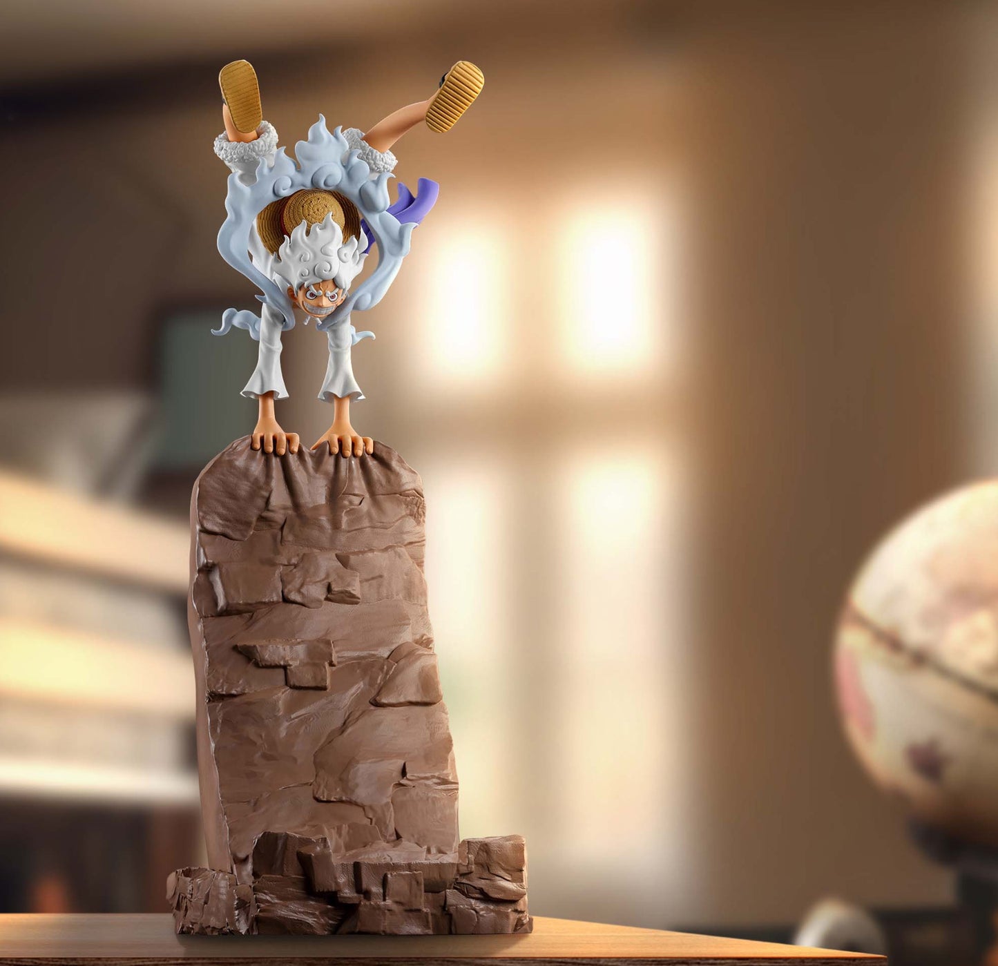 One Piece Figure Fig Life! Monkey D Luffy Gear 5  Anime figure smartphone holder