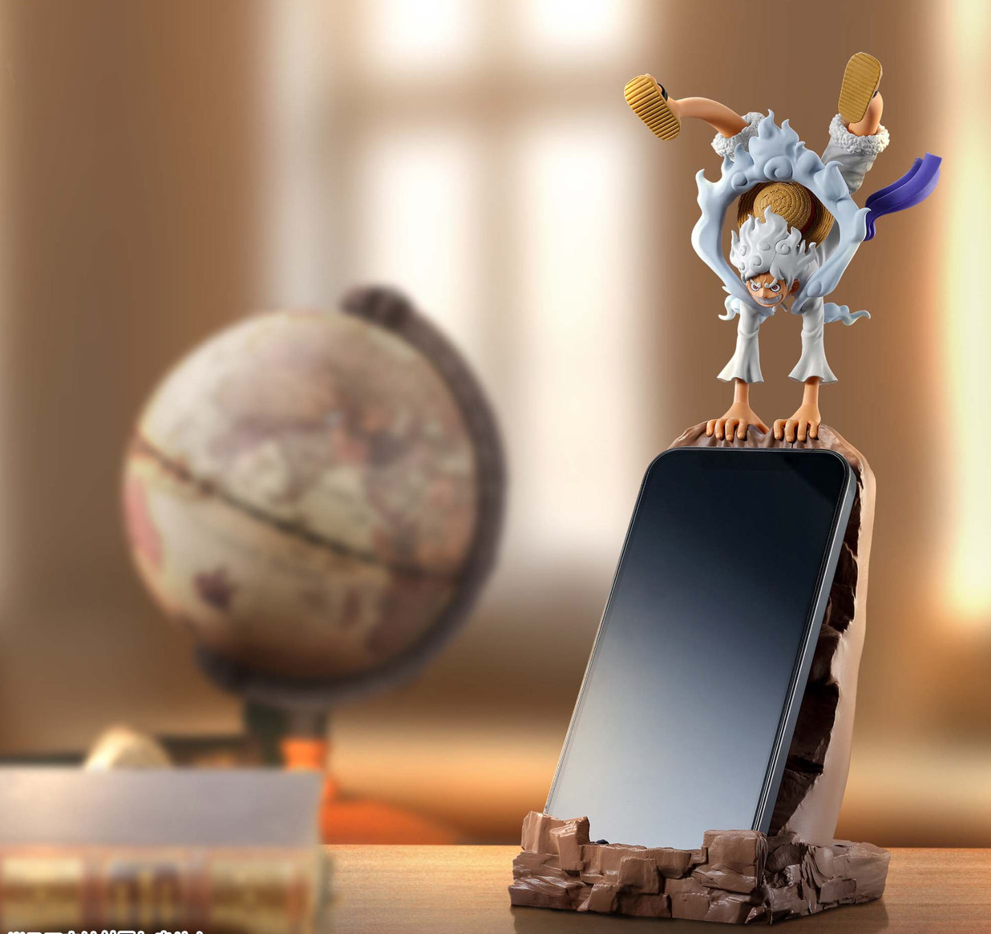 One Piece Figure Fig Life! Monkey D Luffy Gear 5  Anime figure smartphone holder