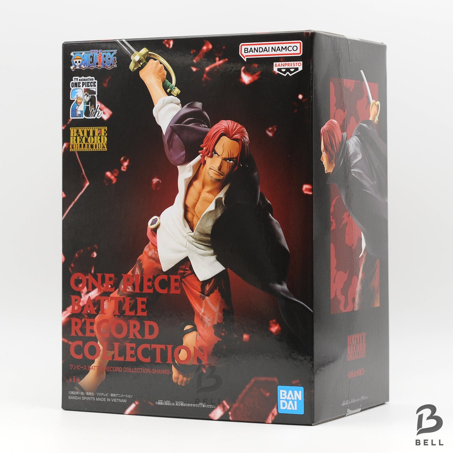 ONE PIECE SHANKS figure BATTLE RECORD COLLECTION Banpresto Japan Anime Sealed
