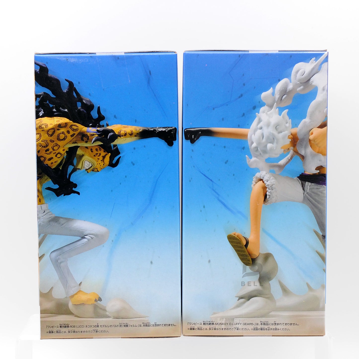 One Piece figure Monkey D Luffy Rob Lucci Zekkei Japan Anime Manga  Set of 2 new