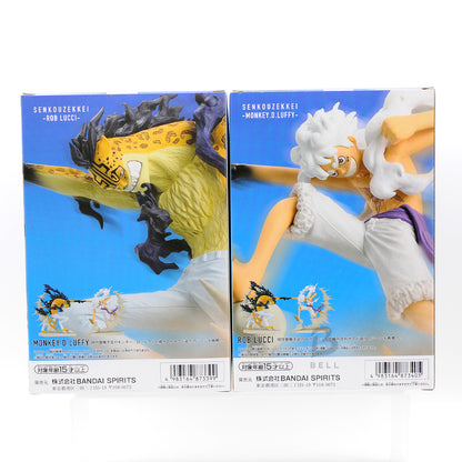 One Piece figure Monkey D Luffy Rob Lucci Zekkei Japan Anime Manga  Set of 2 new