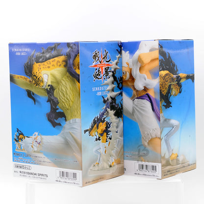 One Piece figure Monkey D Luffy Rob Lucci Zekkei Japan Anime Manga  Set of 2 new