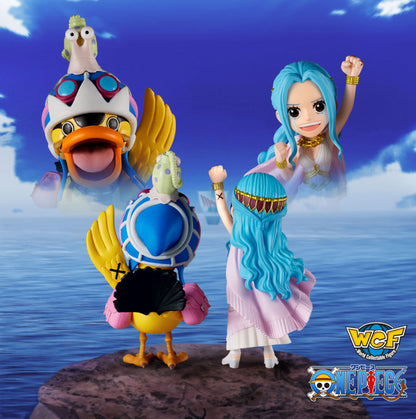 One Piece World Collectable Figure Log Stories Nefertari Vivi & Karoo WCF New