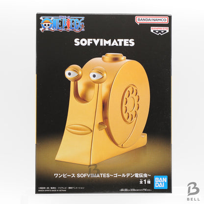 One Piece Figure Golden Transponder Snail Sofvimates Banpresto From Japan New