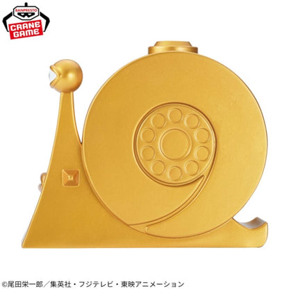 One Piece Figure Golden Transponder Snail Sofvimates Banpresto From Japan New