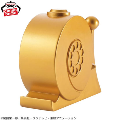 One Piece Figure Golden Transponder Snail Sofvimates Banpresto From Japan New