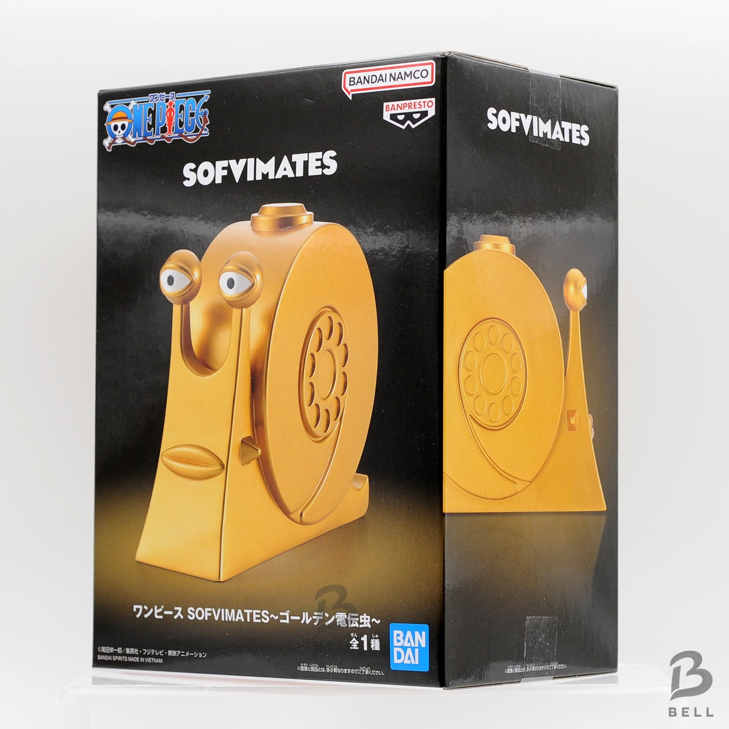 One Piece Figure Golden Transponder Snail Sofvimates Banpresto From Japan New