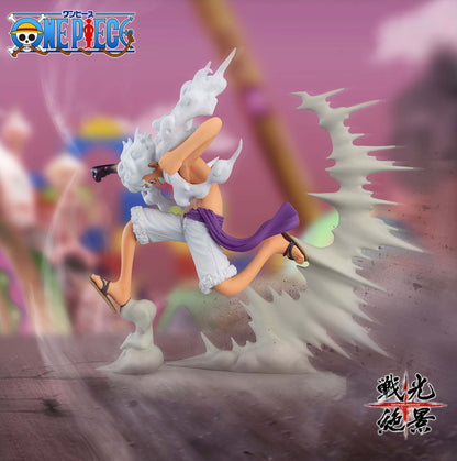 One Piece figure Monkey D Luffy Rob Lucci Zekkei Japan Anime Manga  Set of 2 new