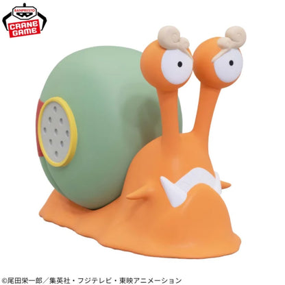One Piece Transponder Snail Speaker Jinbe ver. Toy Figure Dendenmushi Jinbei new