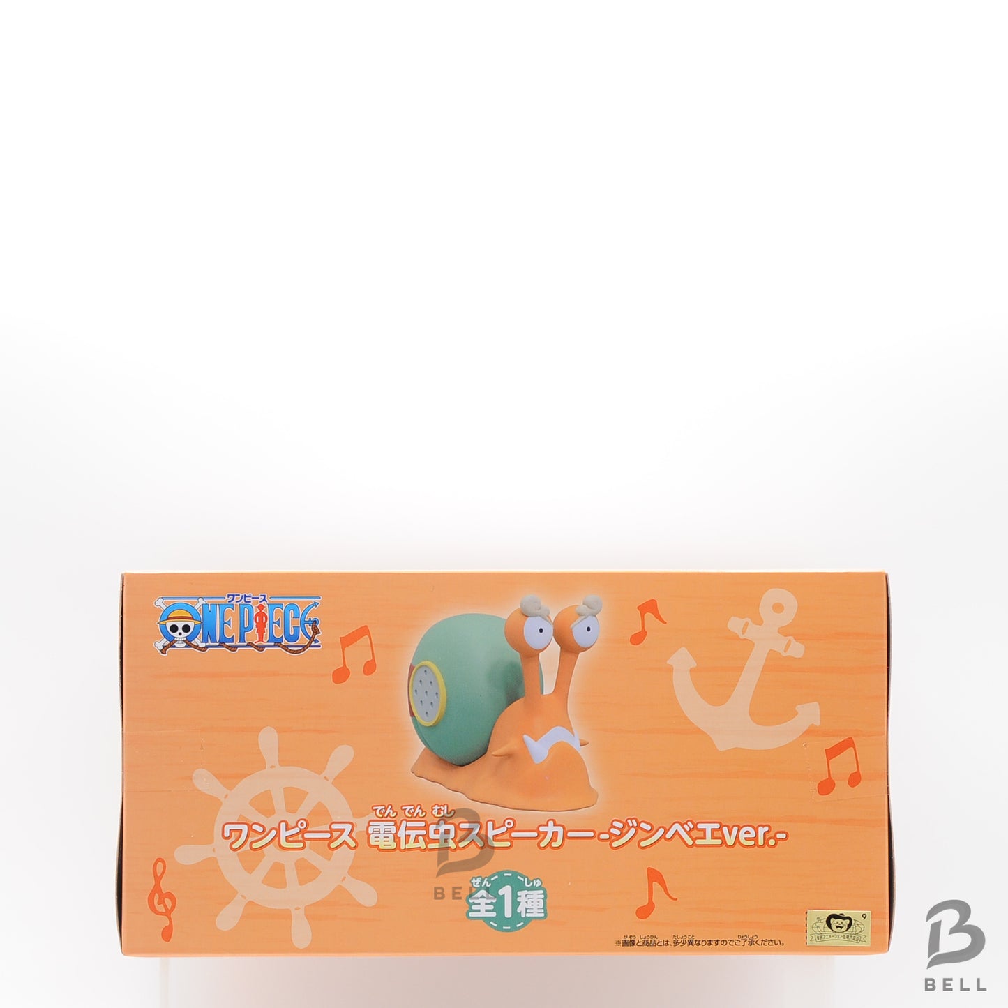 One Piece Transponder Snail Speaker Jinbe ver. Toy Figure Dendenmushi Jinbei new