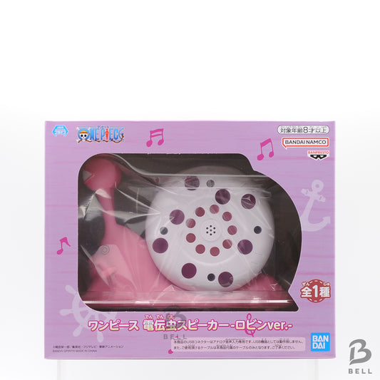 One Piece Transponder Snail Speaker Robin ver. Toy Figure Dendenmushi Robin New