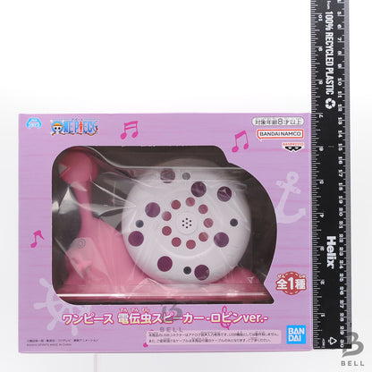 ONE PIECE Den Den Mushi Speaker Set Robin Jinbe Gold Japan Figure Anime New