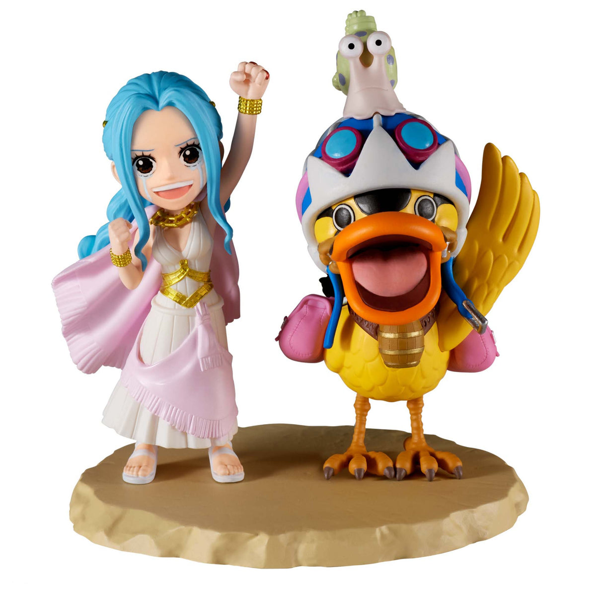 ONE PIECE WCF Log Stories Luffy, Vivi & Karoo Figure Set of 2 - Banpresto