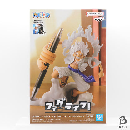 ONE PIECE FigLife Monkey D Luffy Gear 5 Nika Figure Set 3pcs Banpresto Official