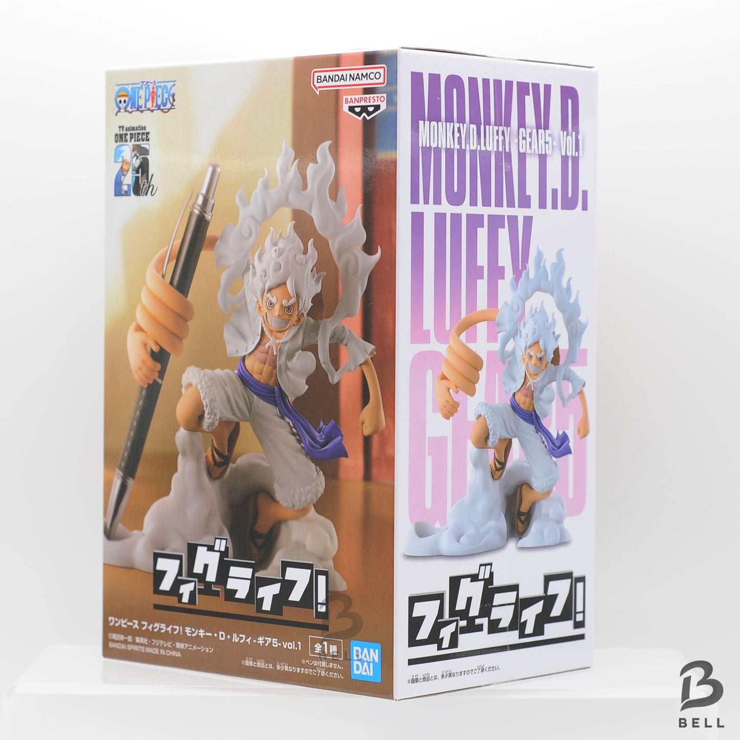 One Piece Figure Fig Life! Monkey D Luffy Gear 5 Anime figure Japan Set of 2 new