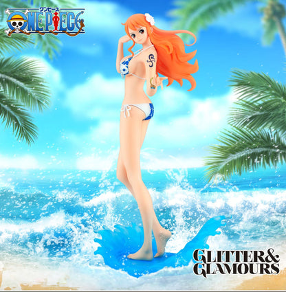 One Piece Nami Boa Hancock Glitter & Glamours Figure Set 2pcs Banpresto Japan