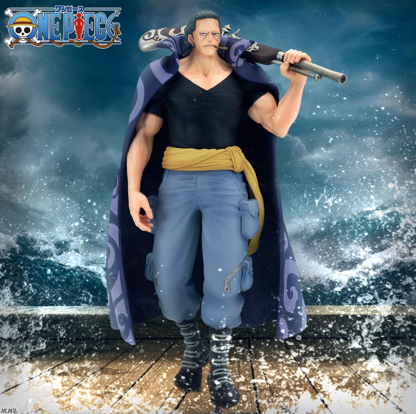 One Piece Shanks Ben Beckman Yasopp Figure The Sailing Set of 3 lot New Japan