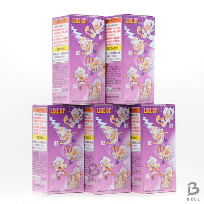 One Piece World Collectable Figure Gear 5 Special Metallic Color ver Set 5 WCF