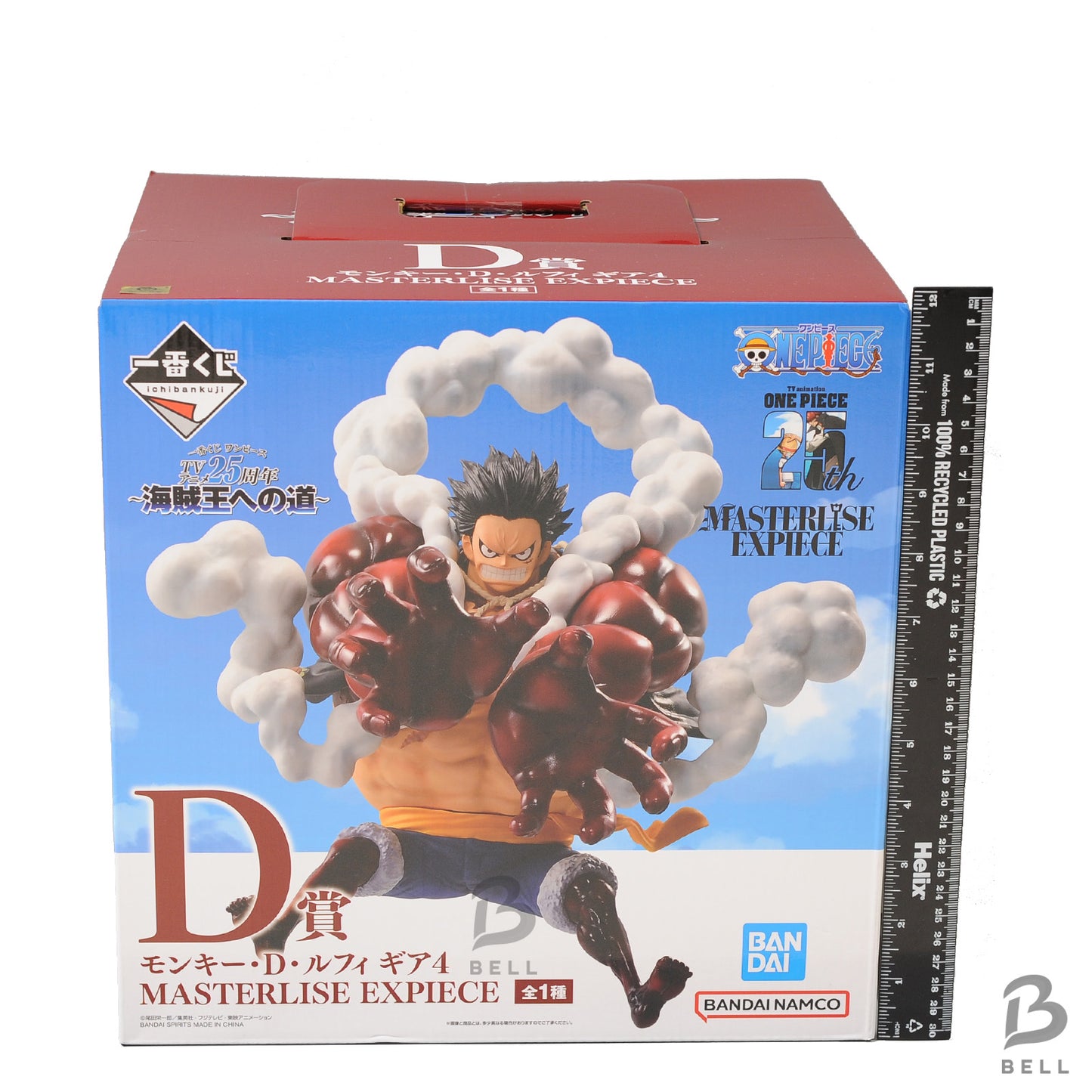 ONE PIECE Monkey D Luffy Gear 4 MASTERLISE EXPIECE figure kuji 25TH bandi 7.8in
