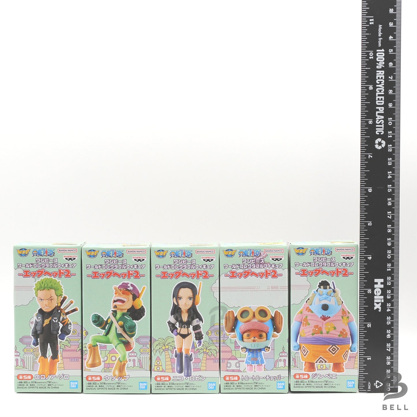 Complete One Piece World Collectable Figure lot set of 5 WCF Egg Head 2 sealed