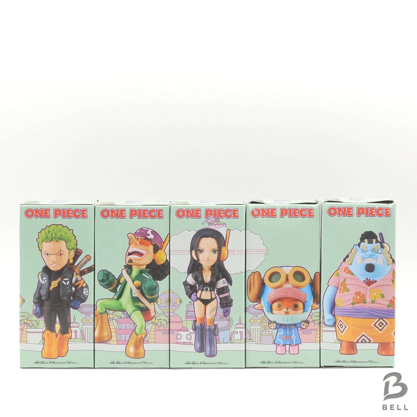 Complete One Piece World Collectable Figure lot set of 5 WCF Egg Head 2 sealed