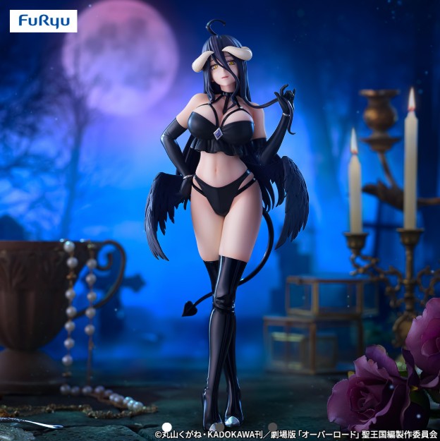 Overlord Albedo BiCute Bunnies Figure Dark Ver. FuRyu Anime Girl Statue Japan