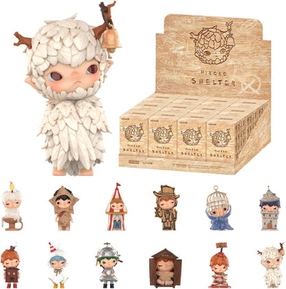 POP MART Hirono Shelter Series Figures, 12PCs HIRONO Blind Box Figures New rare