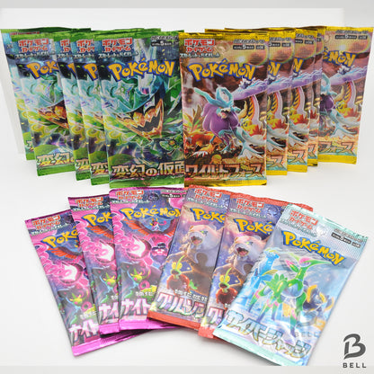 Pokemon TCG Japanese Booster Pack Lot 16 Sealed Random Assortment SR SAR Chance