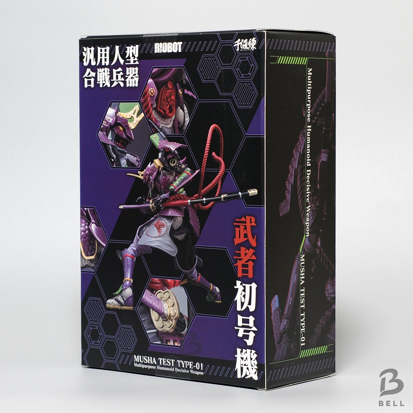 RIOBOT Evangelion x Takashi Okazaki Humanoid Battle Weapon Musha Unit01 Japan