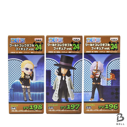 ONE PIECE WCF CP9 Set Rob Lucci Kalifa Spandam Vol.24 Banpresto Japan Figure New