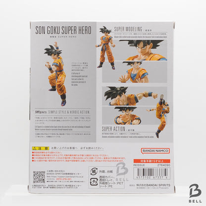 S.H.Figuarts Dragon Ball Super Son Goku Super Hero BANDAI Japan New Anime figure