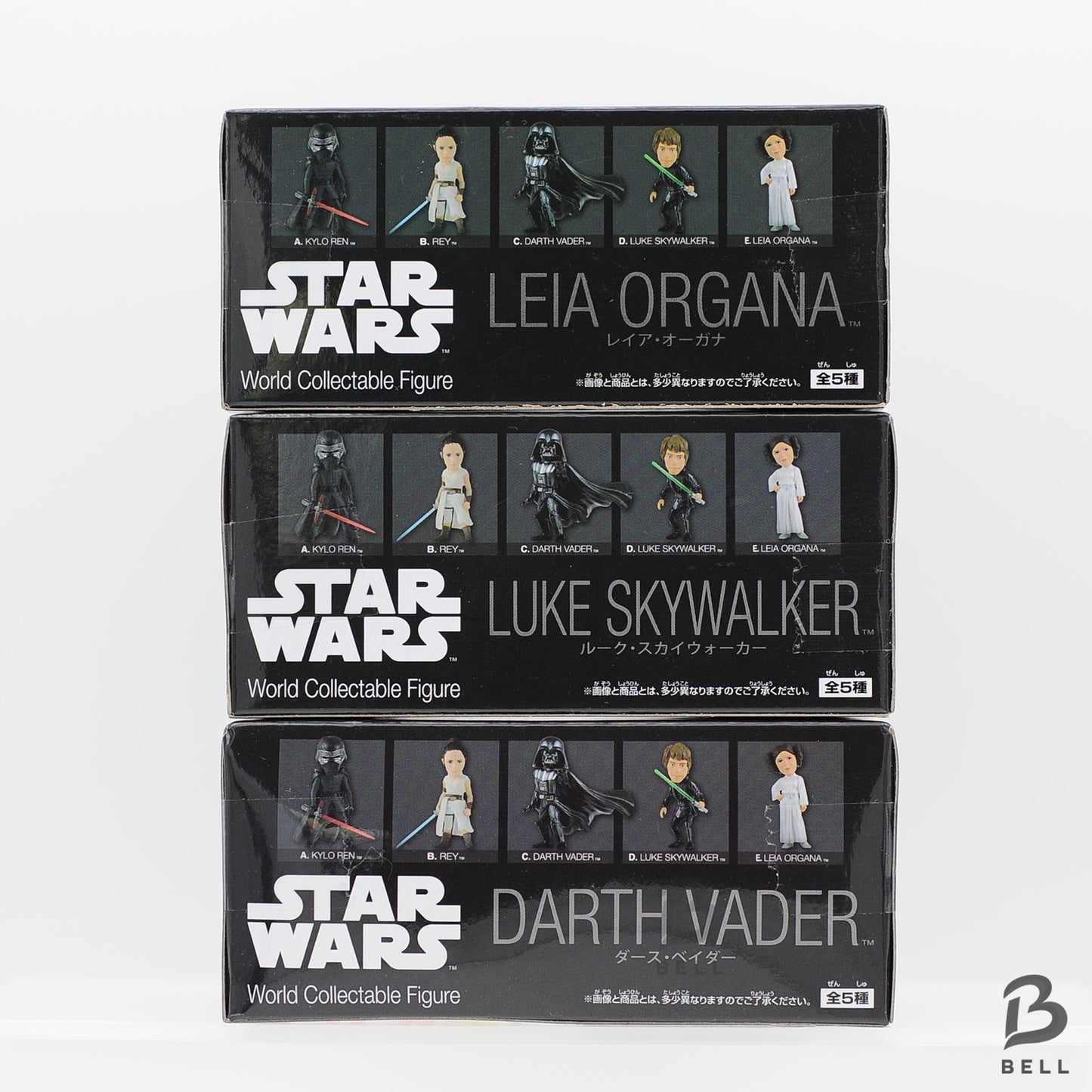 STAR WARS LEIA LUKE DARTH VADER figure Star Wars Movie WCF Premium set of 3