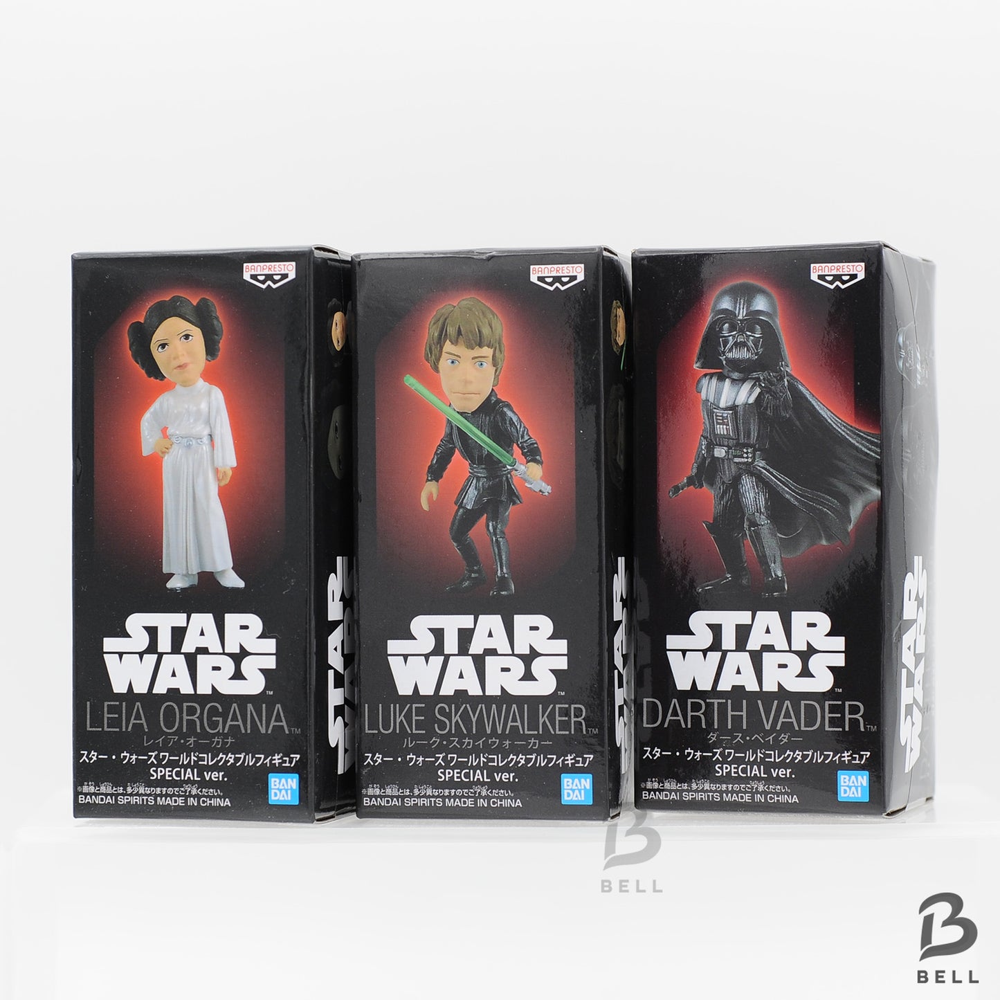 STAR WARS LEIA LUKE DARTH VADER figure Star Wars Movie WCF Premium set of 3