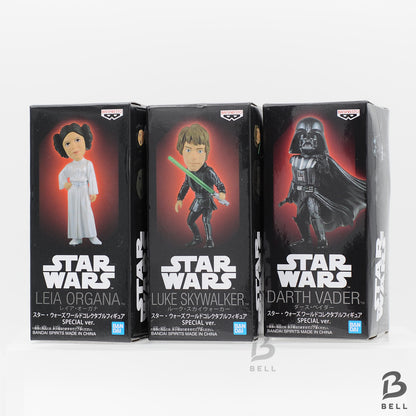 STAR WARS LEIA LUKE DARTH VADER figure Star Wars Movie WCF Premium set of 3