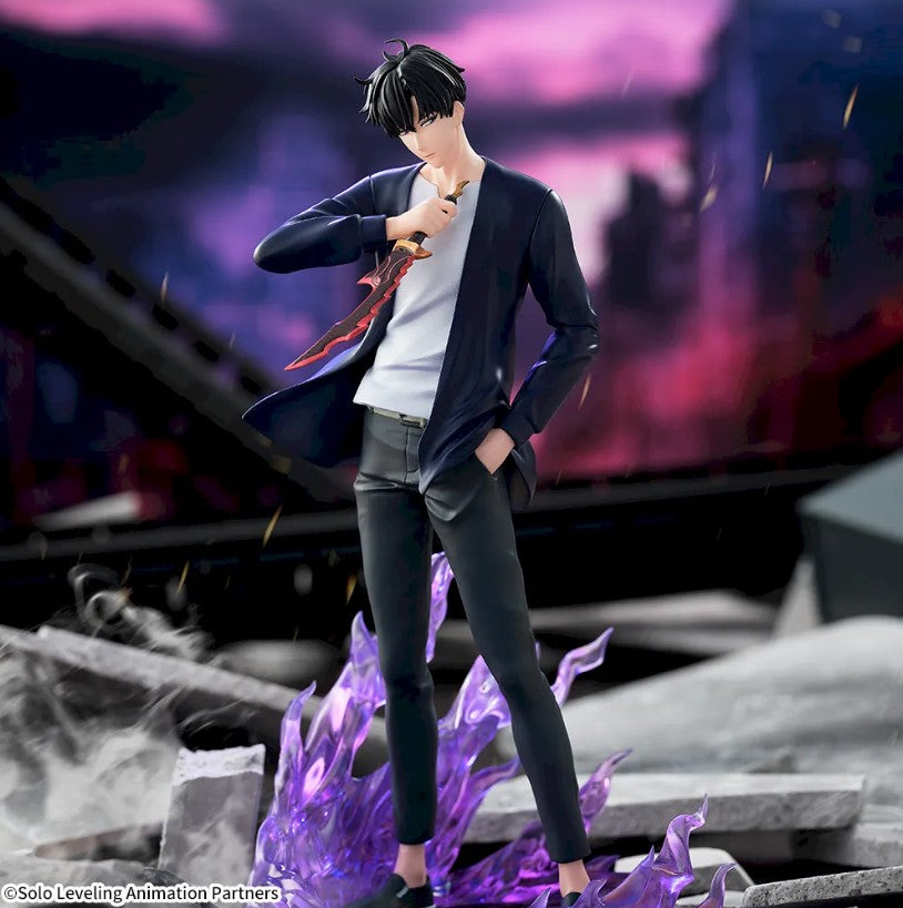 Solo Leveling XrossLink Figure Sung Jinwoo Cha Hae-in Set of 2 SEGA Official JP