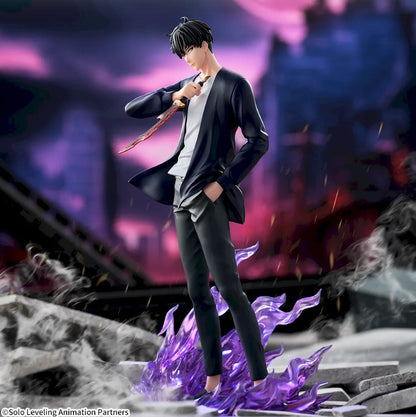 Solo Leveling XrossLink Figure Sung Jinwoo Cha Hae-in Set of 2 SEGA Official JP