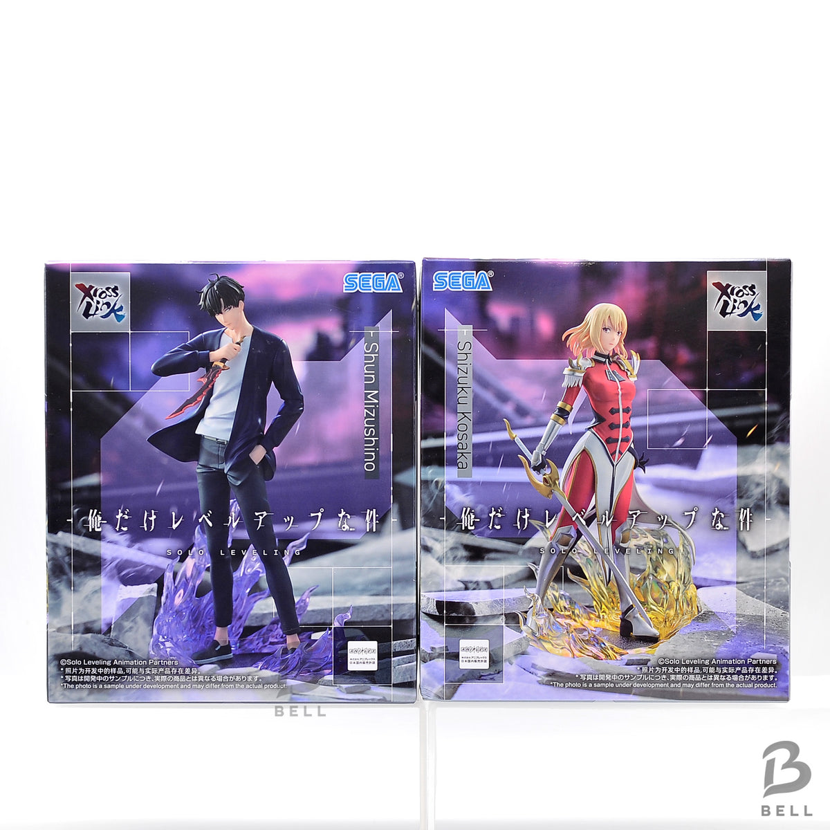 Solo Leveling XrossLink Figure Sung Jinwoo Cha Hae-in Set of 2 SEGA Official JP