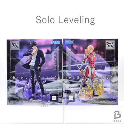Solo Leveling XrossLink Figure Sung Jinwoo Cha Hae-in Set of 2 SEGA Official JP