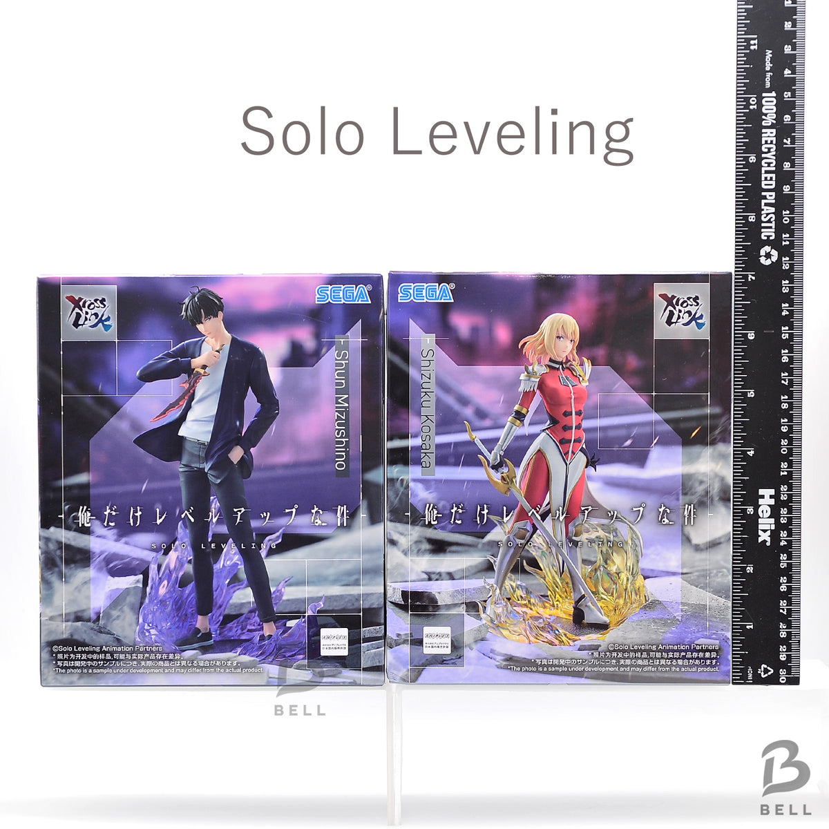 Solo Leveling XrossLink Figure Sung Jinwoo Cha Hae-in Set of 2 SEGA Official JP